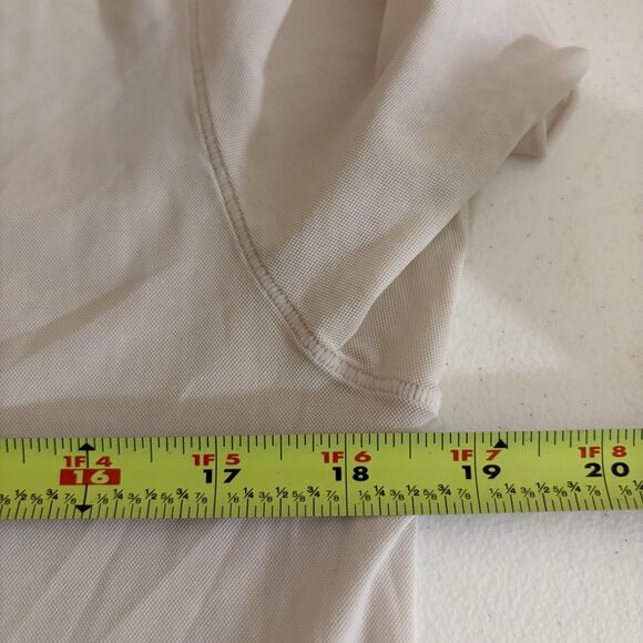 Uniqlo T-Shirt Women's Medium Sheer Airism Short Sleeve Mesh Top Athletic - Picture 9 of 9